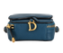 Christian Dior Micro Saddle Crossbody Purse, top view